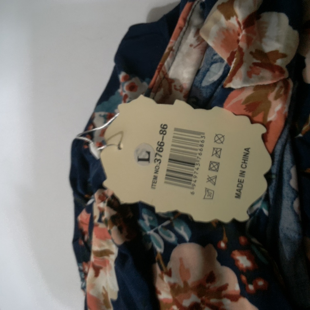 Ace Fashion Floral Tank Top Size Large - Picture 4 of 4